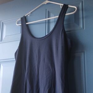 No Boundaries Fitted Blue Tank Top